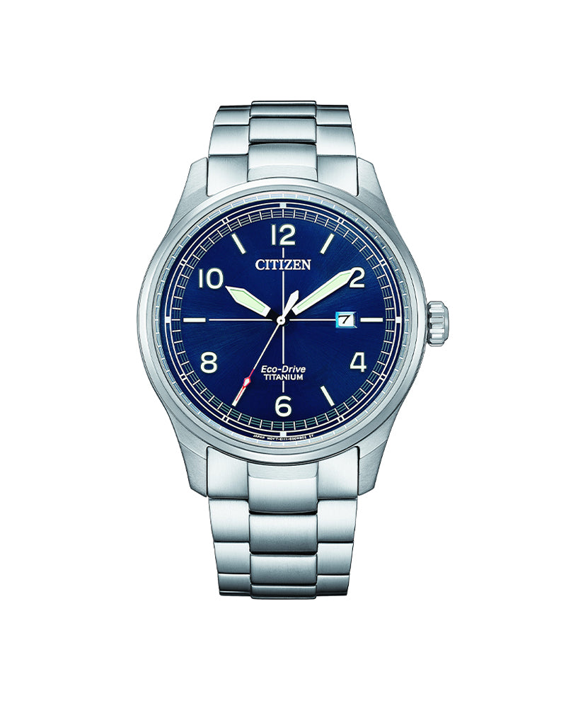 Eco-Drive Titan / Blå 43mm