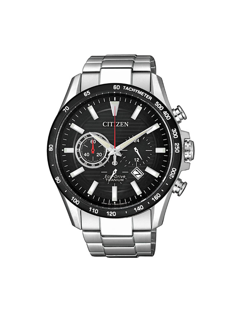 Eco-Drive Kronograf Titan / Sort 42mm