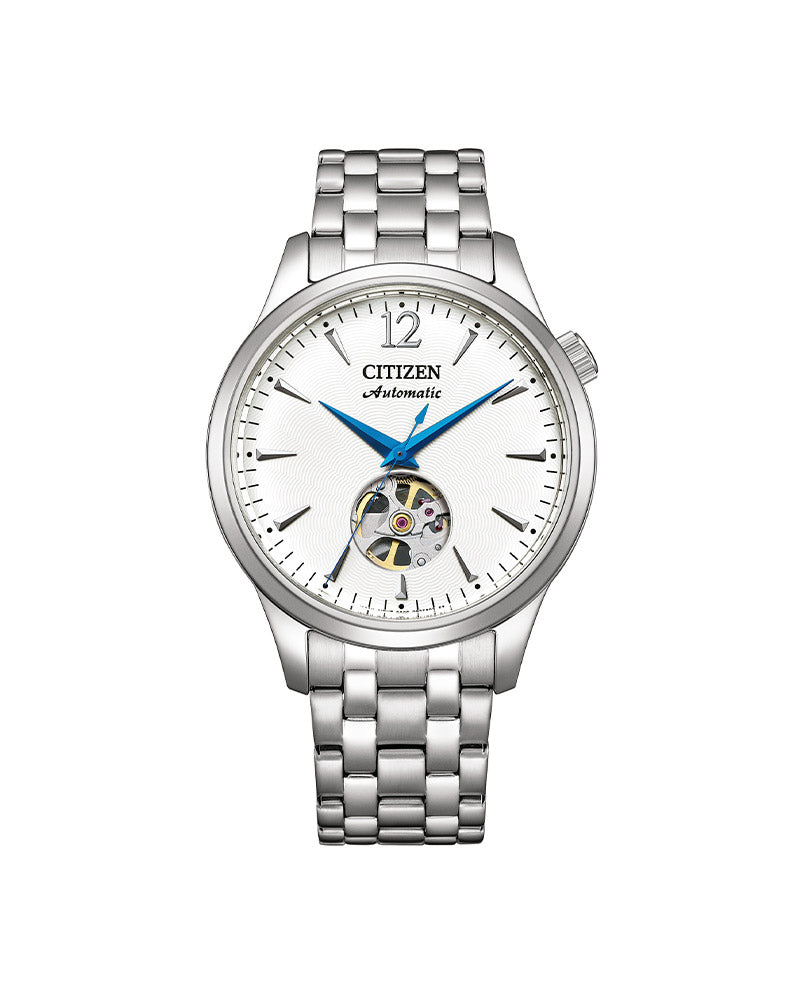 Open Heart Automatic Stål / Sølv 40mm