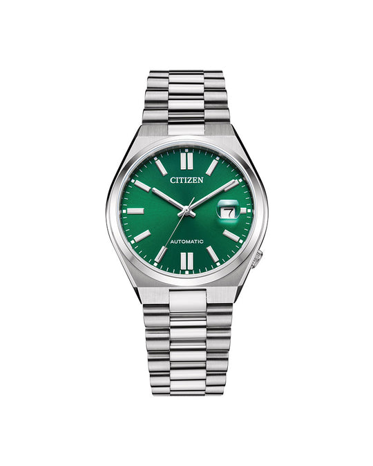 Tsuyosa Automatic Stål / Grønn 40mm