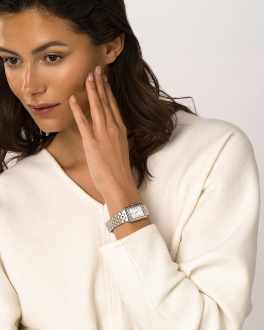 Timeless Grand Stål / Hvit 23x31mm