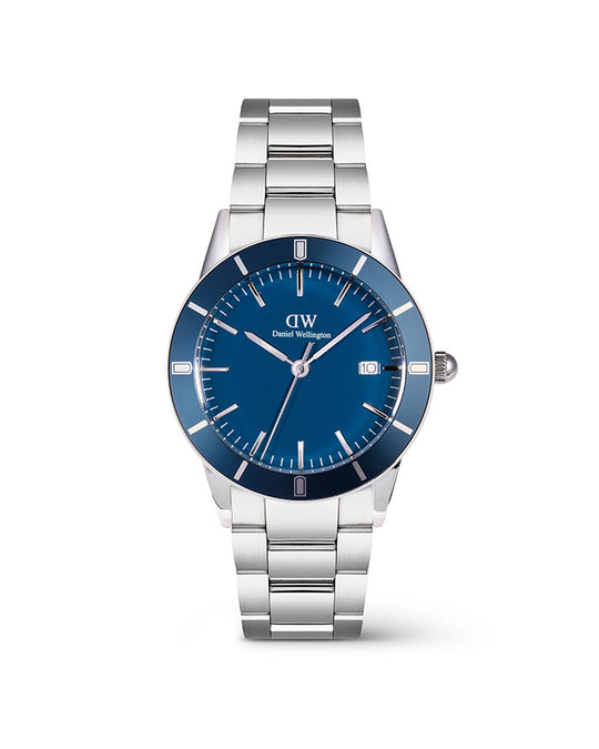 Iconic Paradigma Link Stål / Blå 40mm