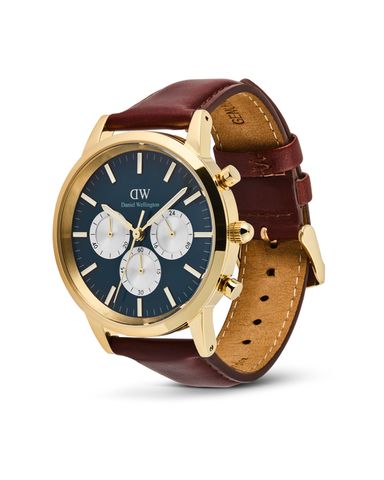 Iconic Chronograph St. Mawes Arctic Panda Gullfarget 42mm