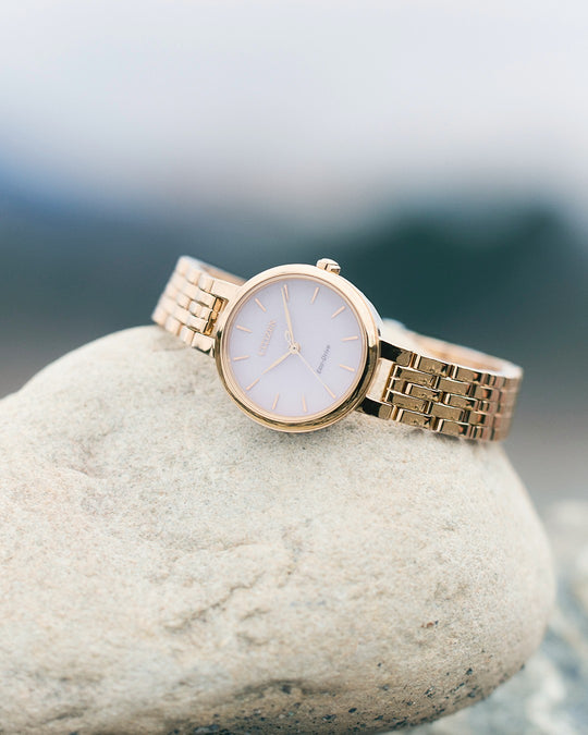 Dress Eco-Drive Lady Rosegull / Rosa Perlemor 28mm
