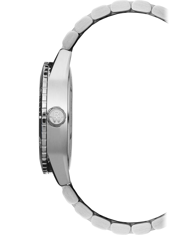 Freelancer Mens Diver Stål / Sort 42,5mm