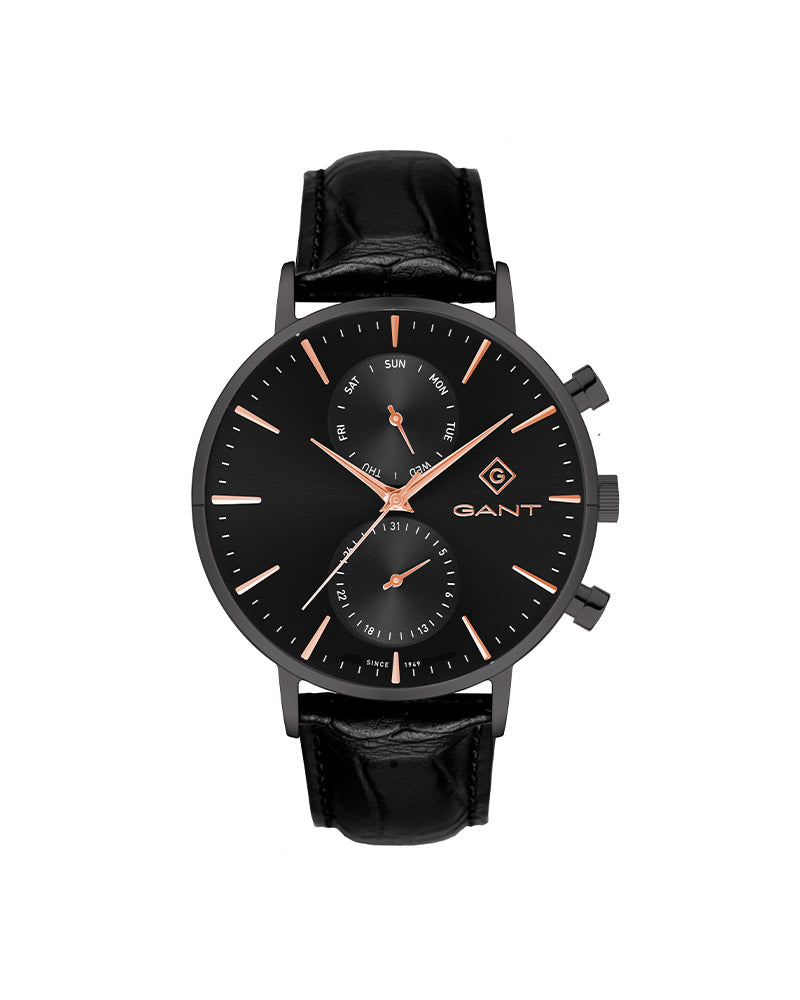 Park Hill Day-Date Gent Sort / Sort 43,3mm