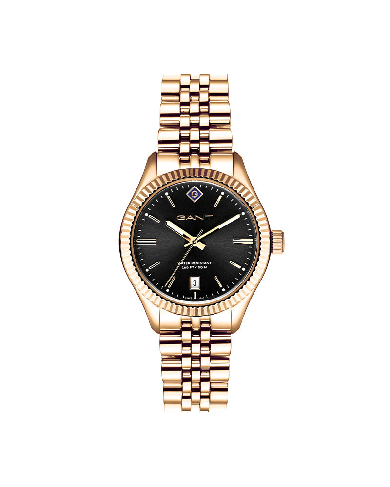 Sussex Lady Gullfarget / Sort 34mm