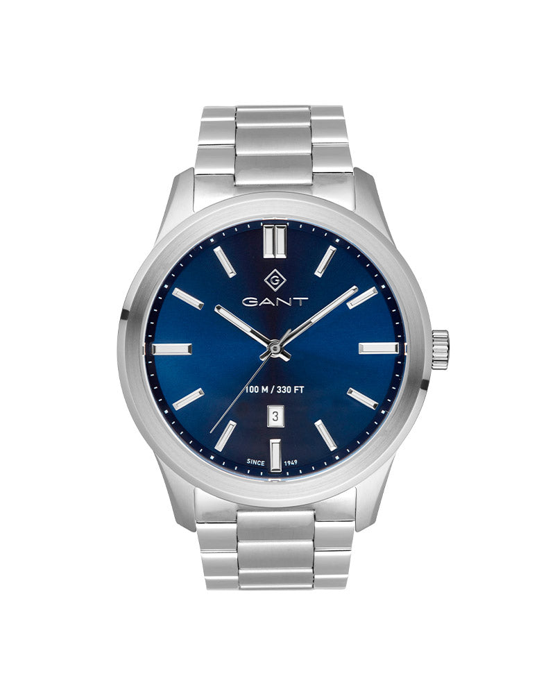 Bridgeton Herre Stål / Blå 43mm