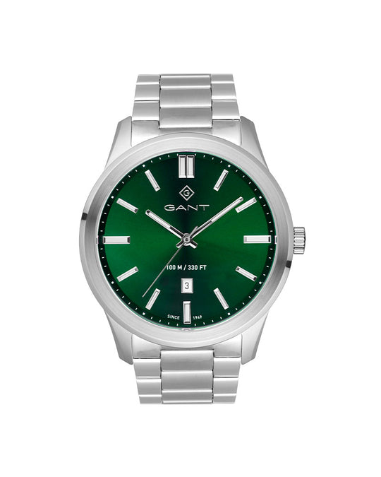 Bridgeton Herre Stål / Grønn 43mm