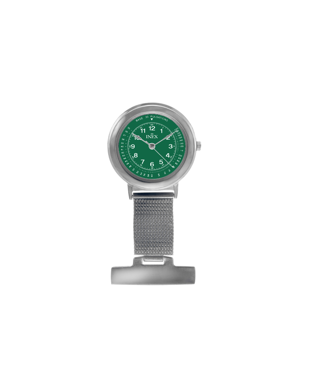 Søsterur Stål / Grønn 30mm