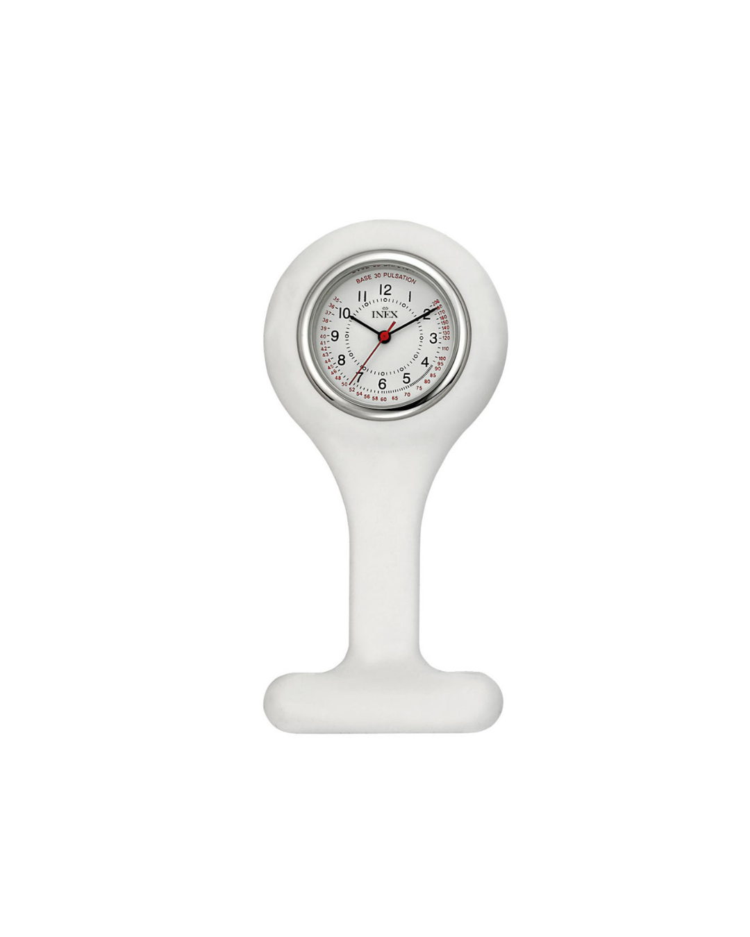 Inex Søsterur Hvit Silikon / Hvit 30mm