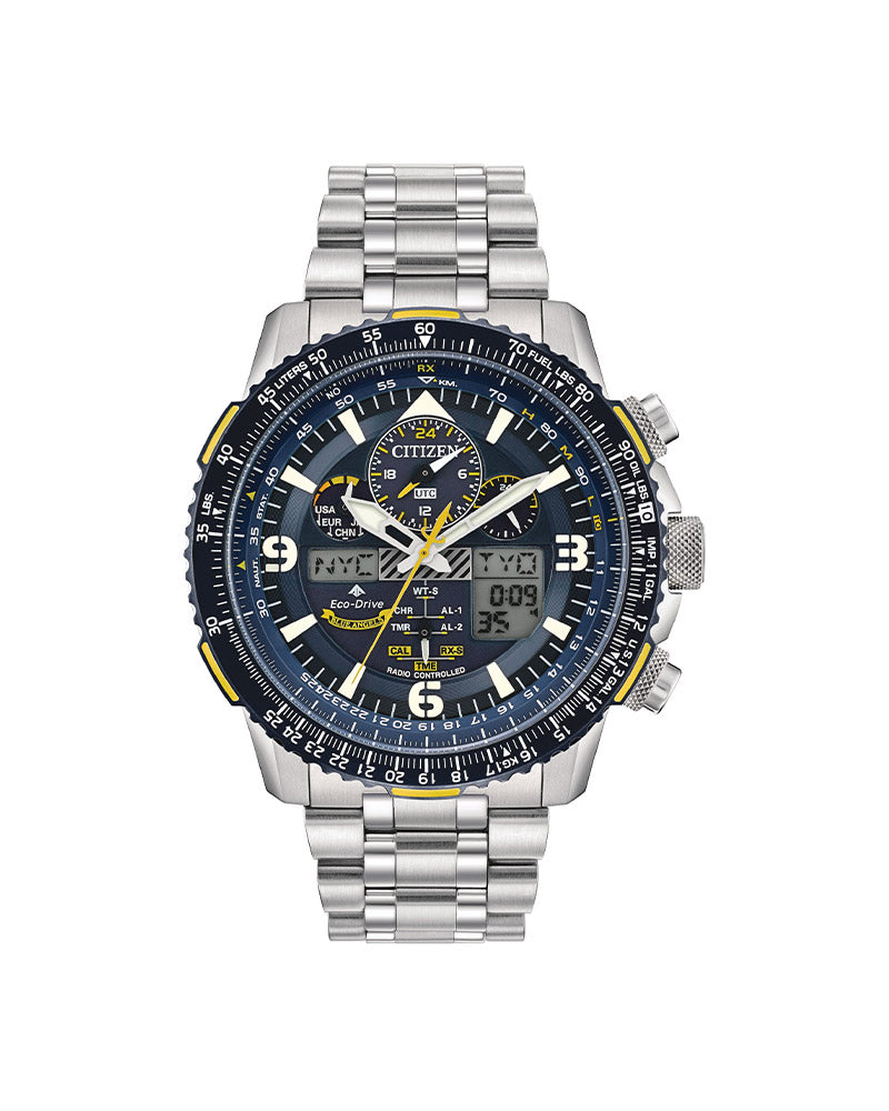 Promaster Radiokontrollert (RCC) Stål / Blå 45mm