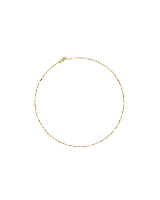 Twirl Necklace Gold