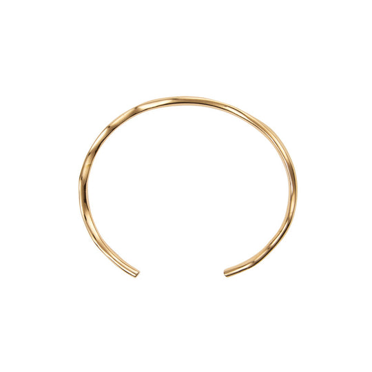 Wavy Bolded Cuff Gullfarget Armbånd