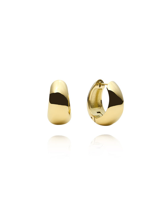 Aura Bold Gold Hoops