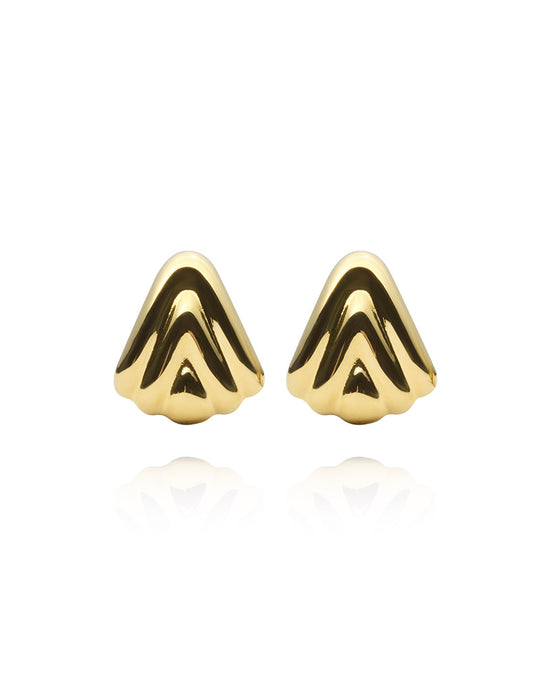 Deco Drop Gold Earrings