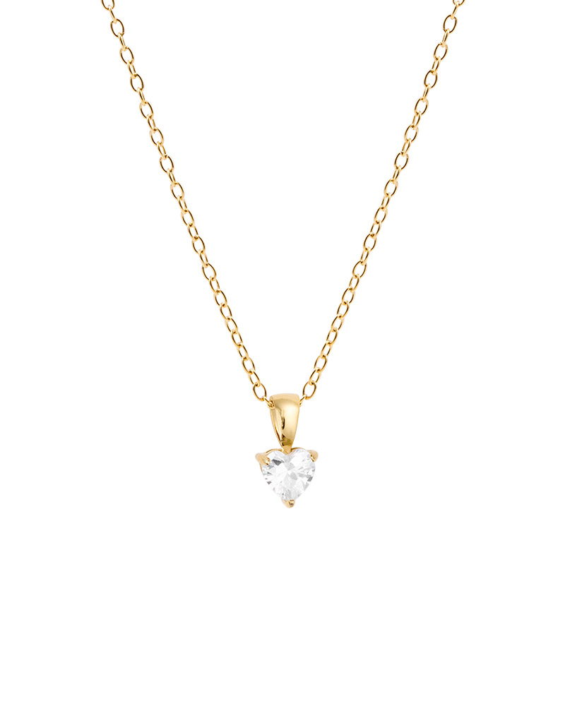 Bonne Necklace Gold - White
