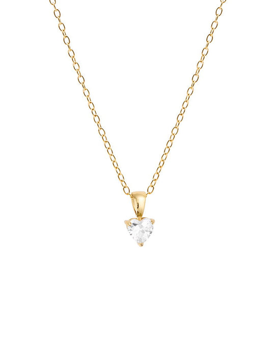 Bonne Necklace Gold - White