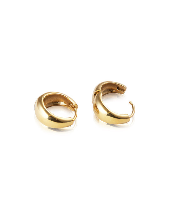 Bold Hoops Gold Medium