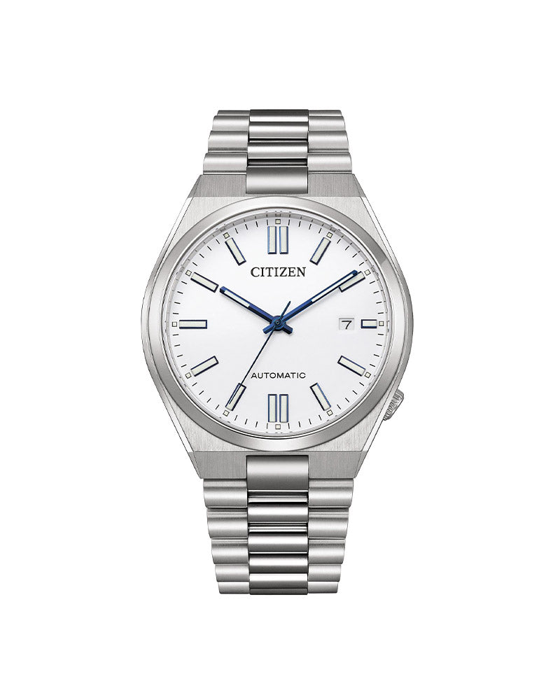 Tsuyosa Automatic Stål / Hvit 40 mm