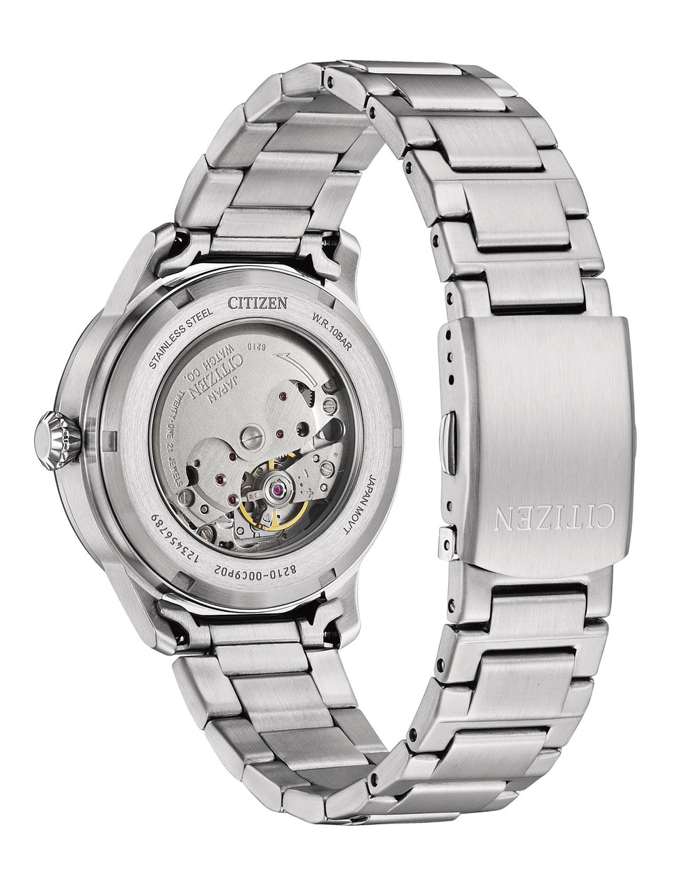 Automatic Mens Stål / Grønn 40mm