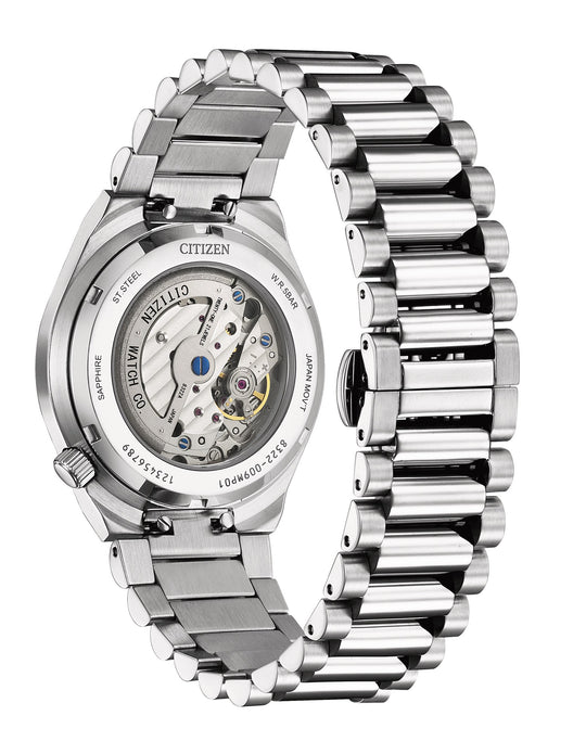 Tsuyosa Automatic Stål / Blå 40mm