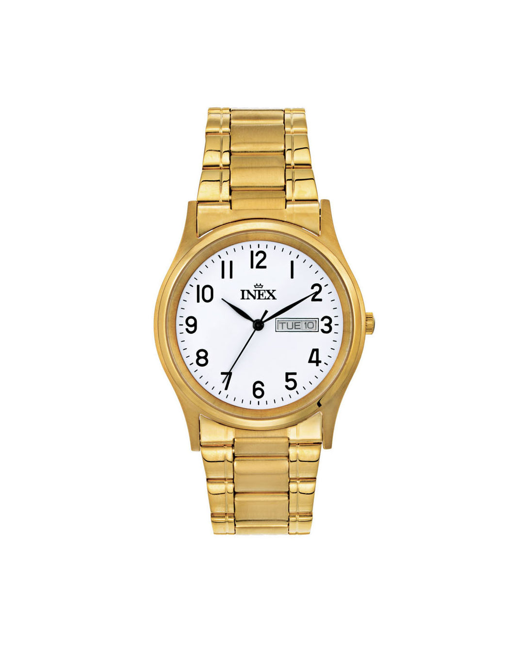 Inex Herre Gullfarget Stål / Hvit 38mm
