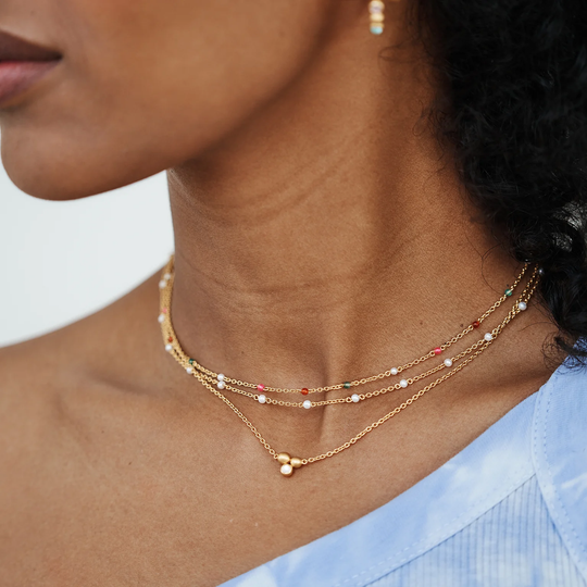 Scarlett Necklace Colors Gold