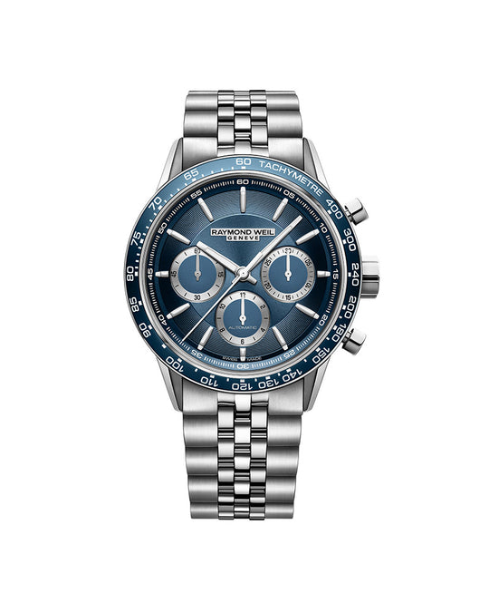 Freelancer Automatic Chrono, Blå, 43,5mm
