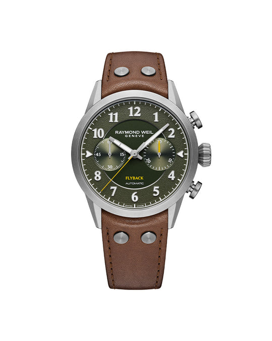 Freelancer Flyback Chrono, Grønn, 42mm
