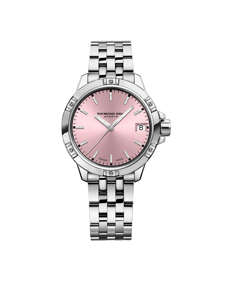 Tango Ladies Stål / Rosa 30mm