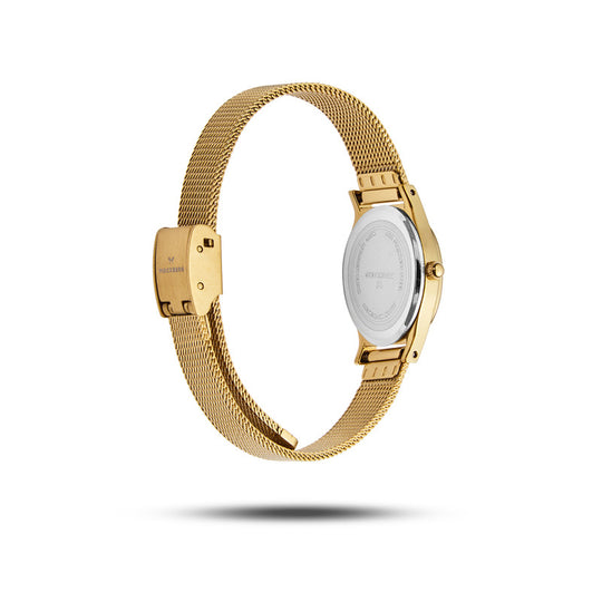 Retro Mesh Gullfarget / Hvit 19 x 28,5mm