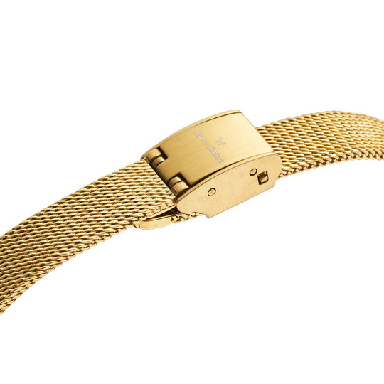 Retro Mesh Gullfarget / Hvit 19 x 28,5mm