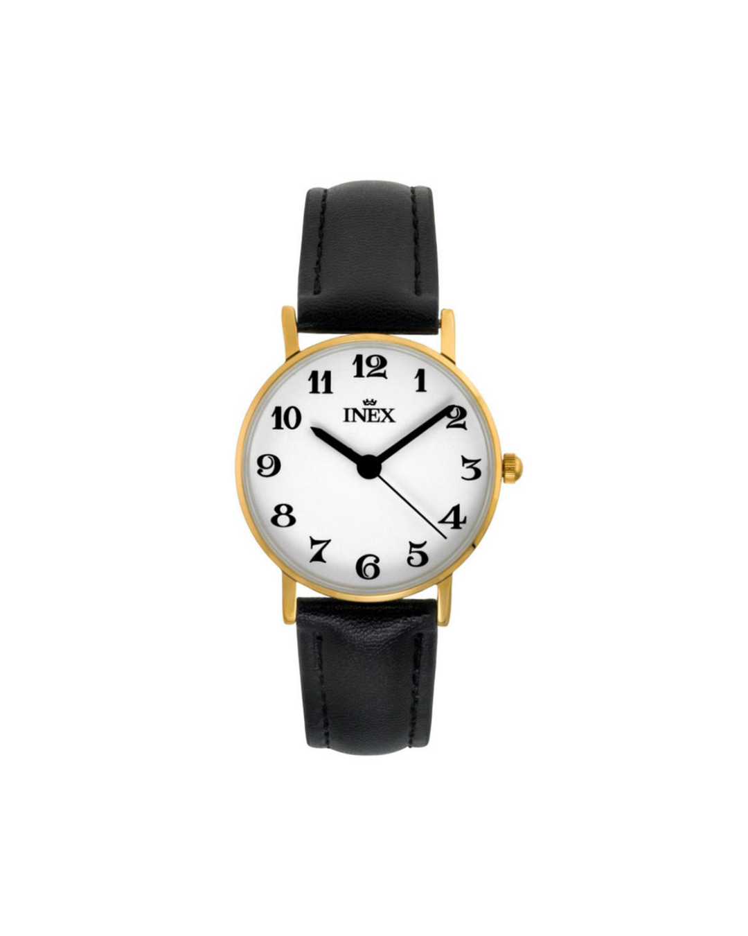 Inex Dame Gullfarget Stål / Hvit 31mm