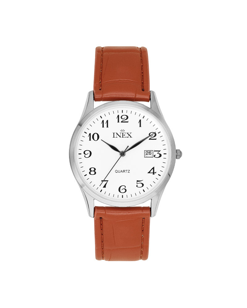 Inex Stål / Hvit 38mm