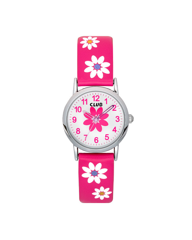 Analog Hot Pink / Blomst 26,5mm