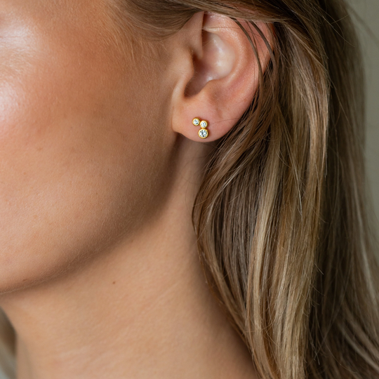 Stardust Stud 3 Gold