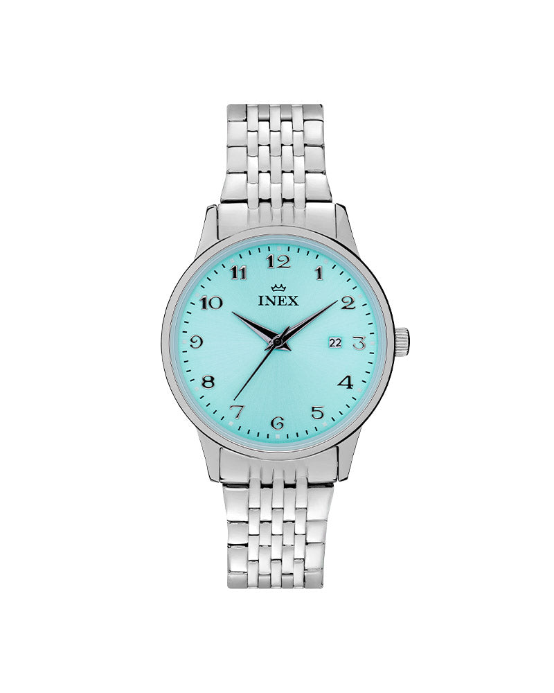 Dame Stål / Turkis 32mm