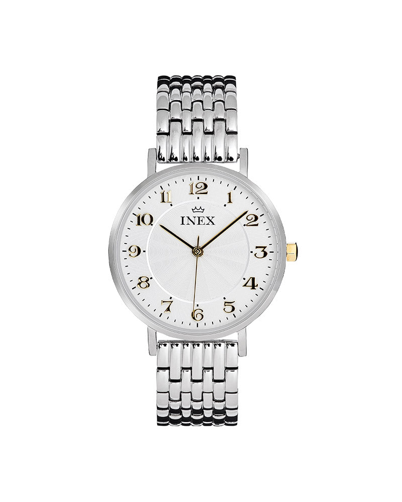 Inex Dame Stål / Sølv 34mm