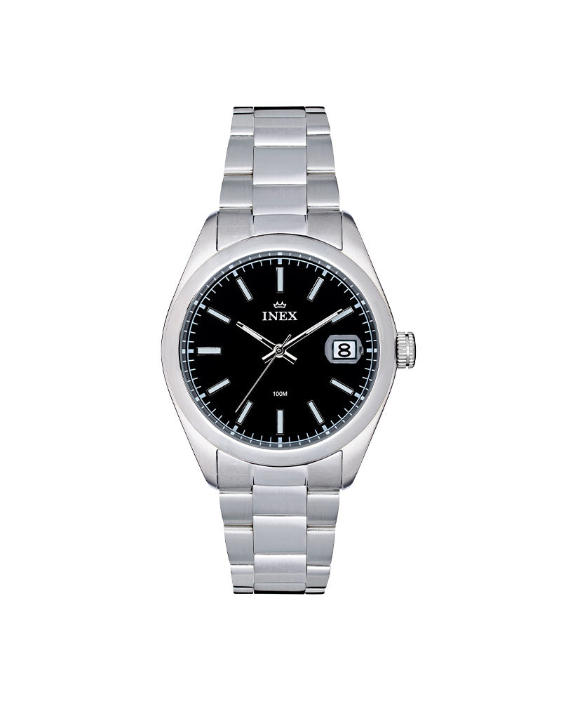 Herre Stål / Sort 38mm