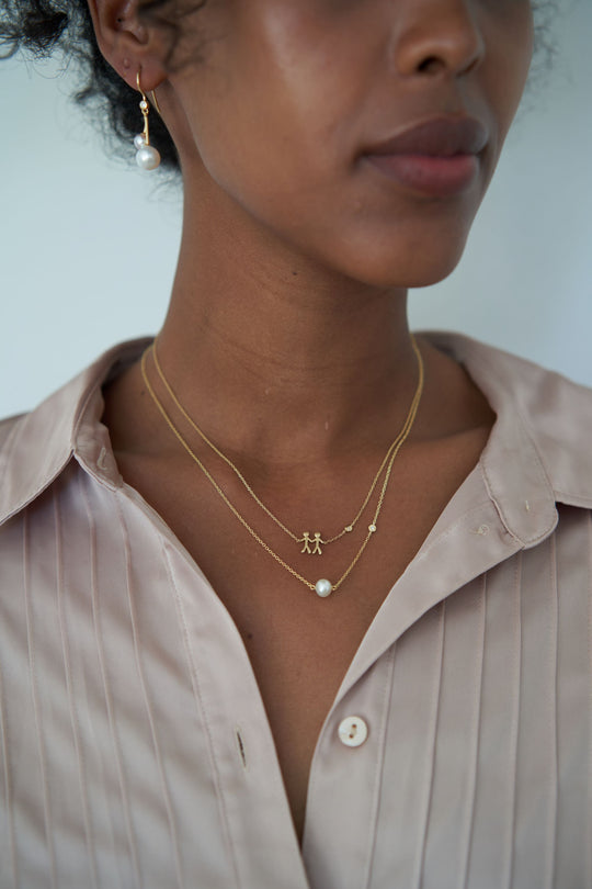 Together My Love Necklace Gold