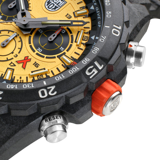 Bear Grylls Survival Chrono Gul / Sort 45mm