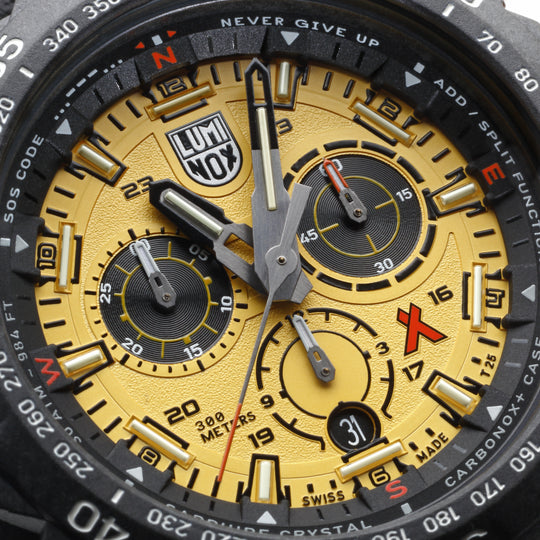 Bear Grylls Survival Chrono Gul / Sort 45mm