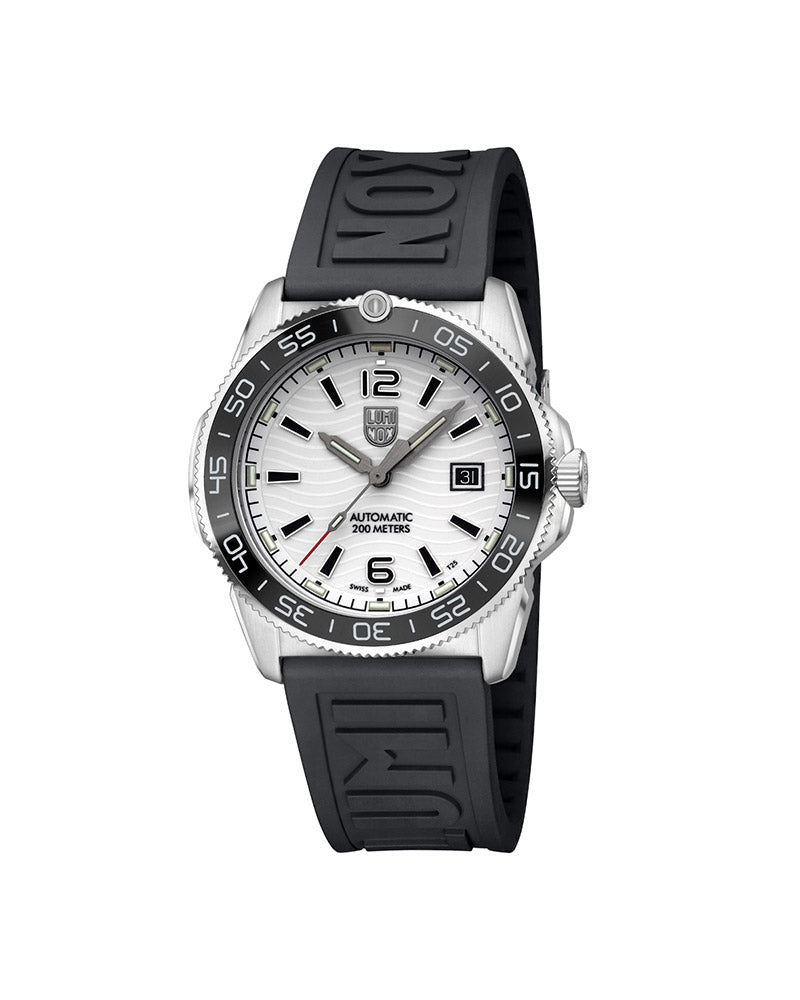 LUMINOX PACIFIC DIVER 3100 AUTOMATIC. HVIT INDEX
