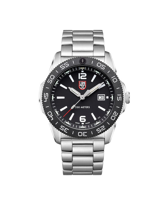 Pacific Diver Sort / Stål 44mm