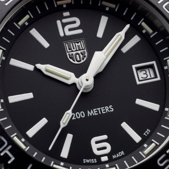 Pacific Diver Sort / Stål 44mm