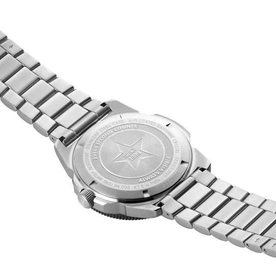Pacific Diver Blå / Stål 44mm