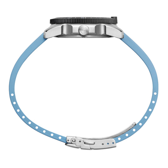 Pacific Diver Hvit Perlemor / Lys Blå 39mm