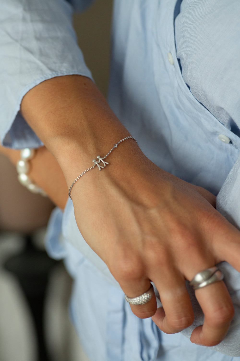 Together My Love Bracelet Silver