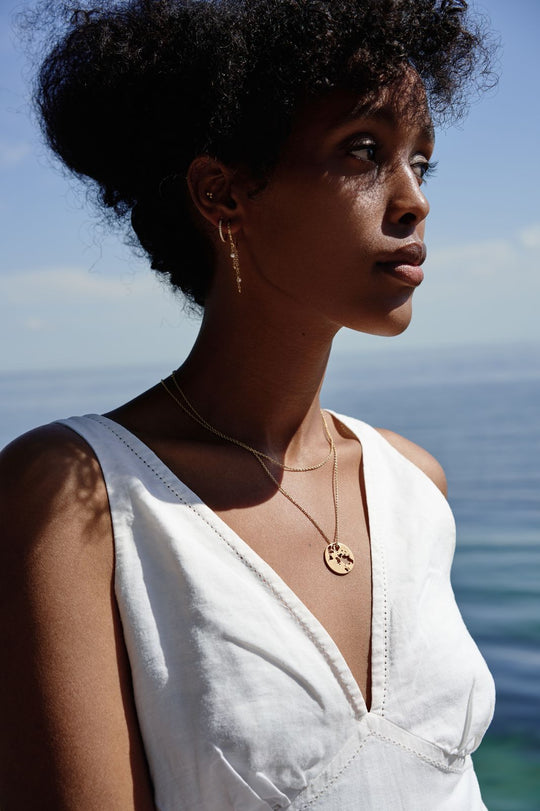 Beautiful World Necklace Gold 45cm